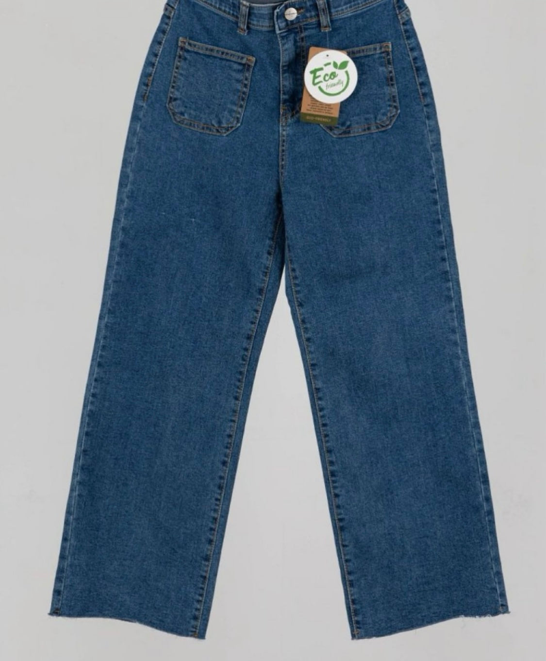 Short version Pocket banding pants