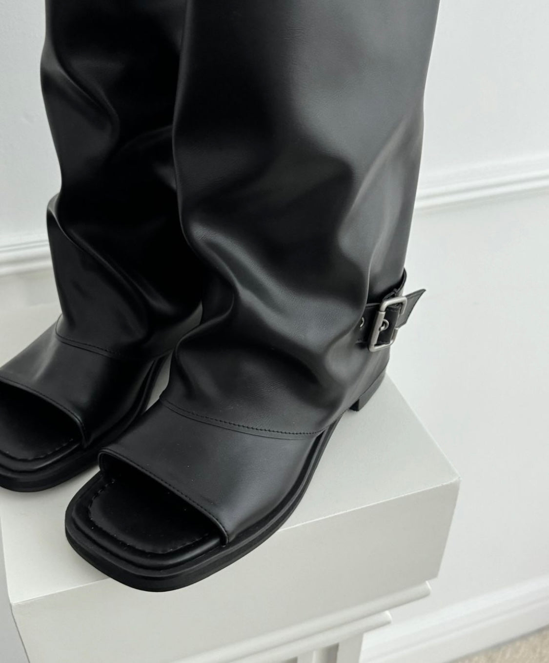 Azalea Mate Foldover Knee Boots