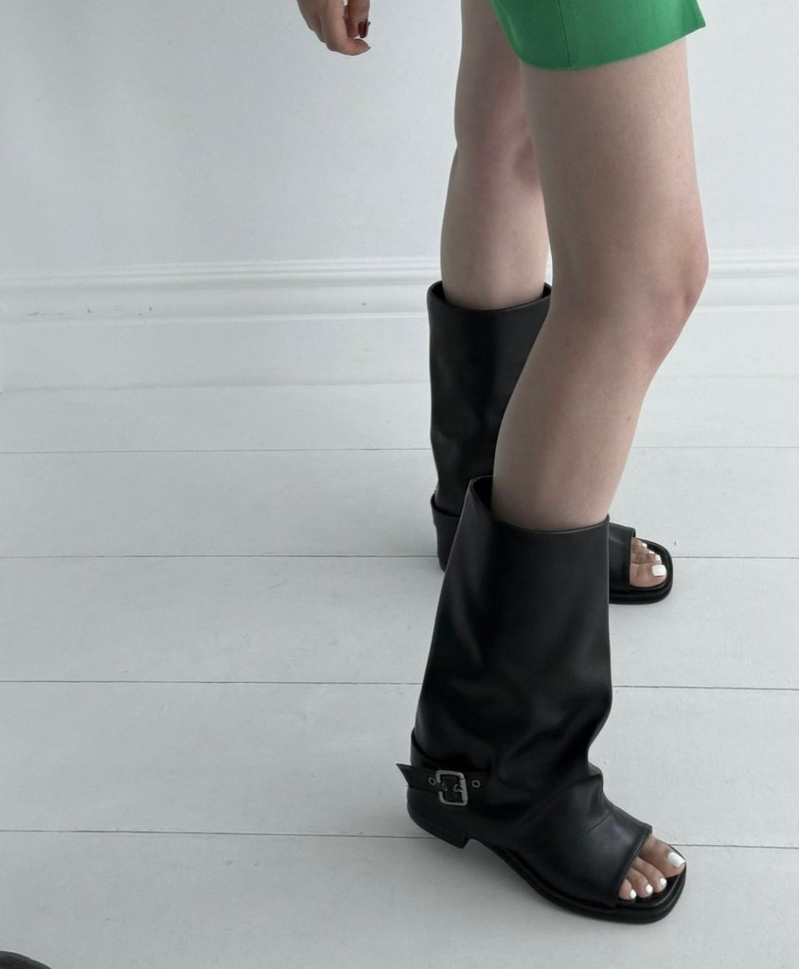 Azalea Mate Foldover Knee Boots