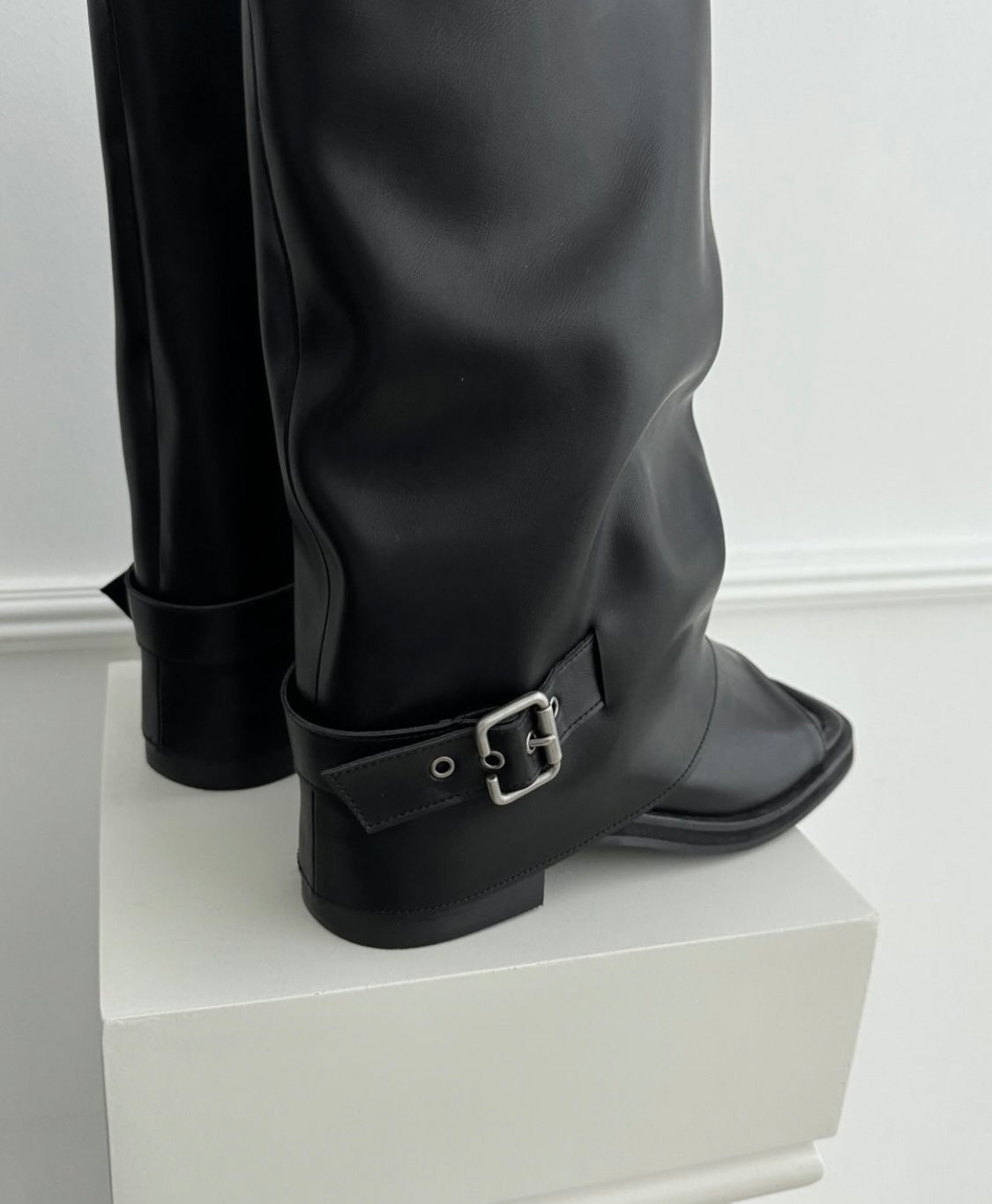 Azalea Mate Foldover Knee Boots