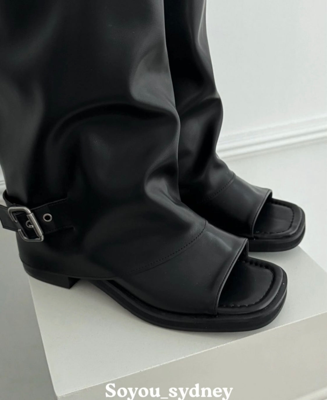 Azalea Mate Foldover Knee Boots