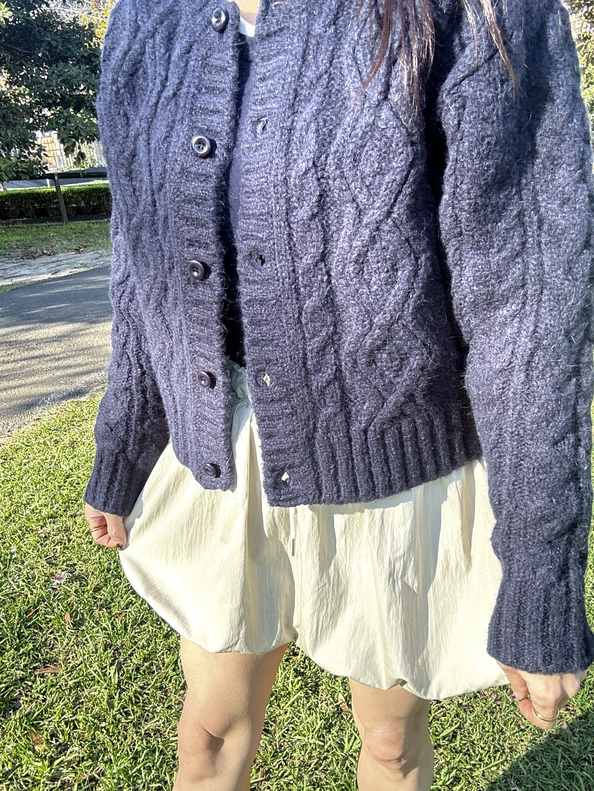 Bichon Cash Wool Cardigan